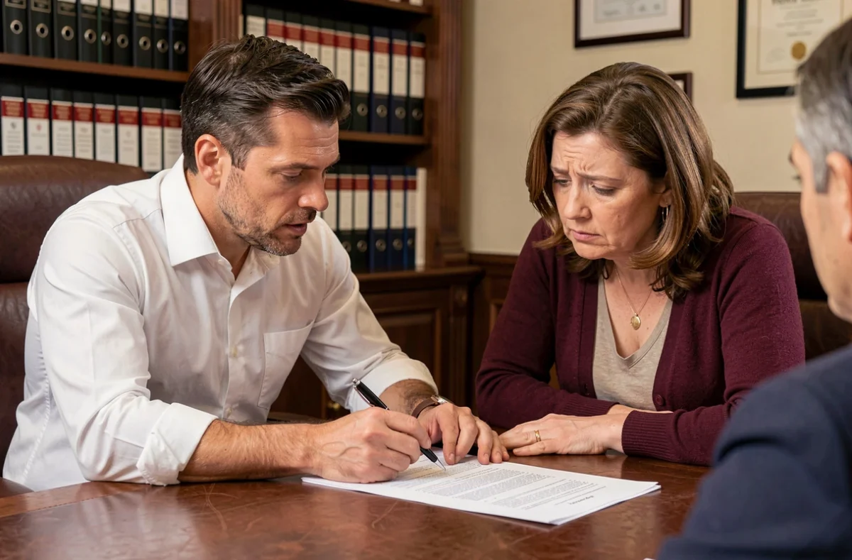 Avocat conseillant un client pour contester des frais de gardiennage abusifs après un sinistre immobilier