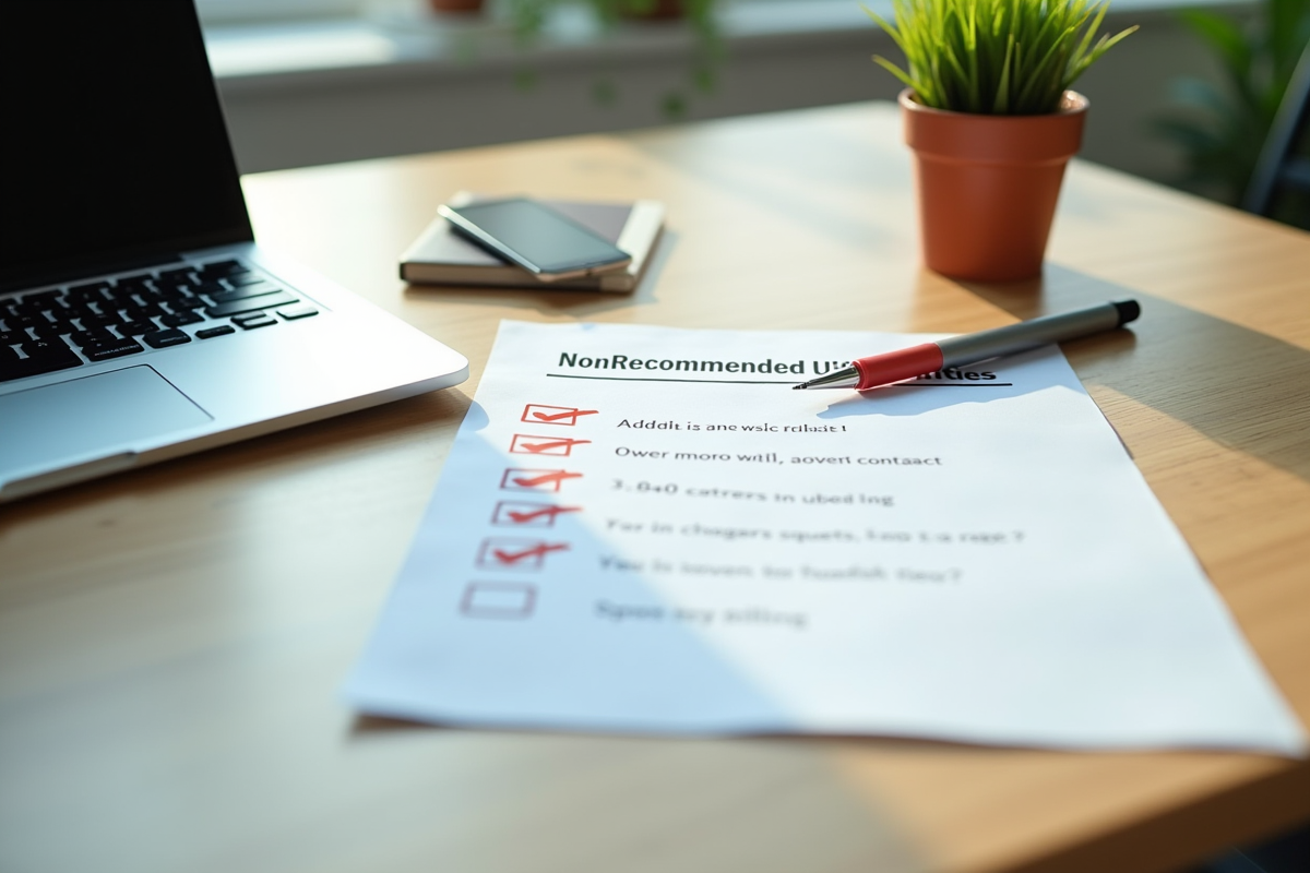 Liste de logiciels non recommandés sur un bureau moderne