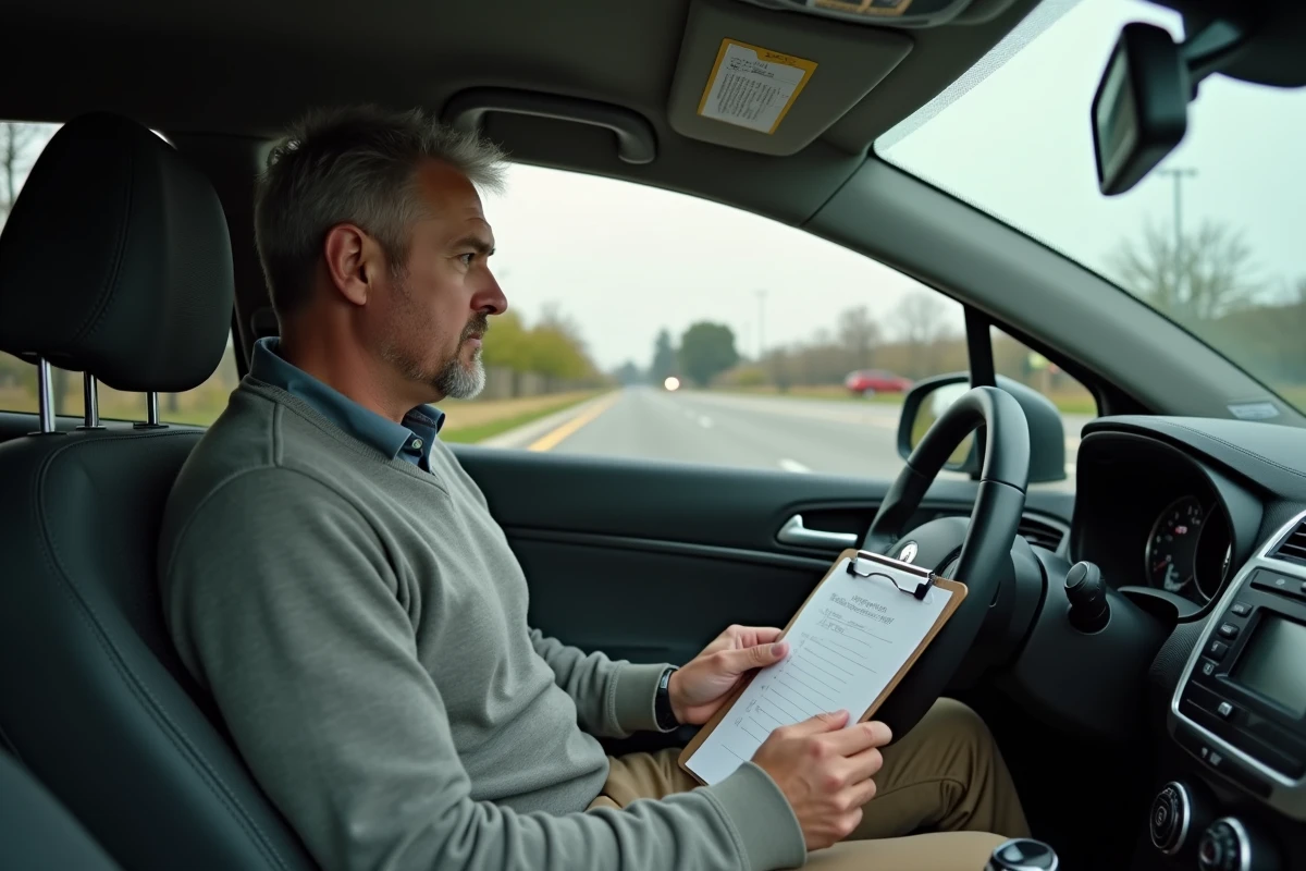 Adolescent au volant d